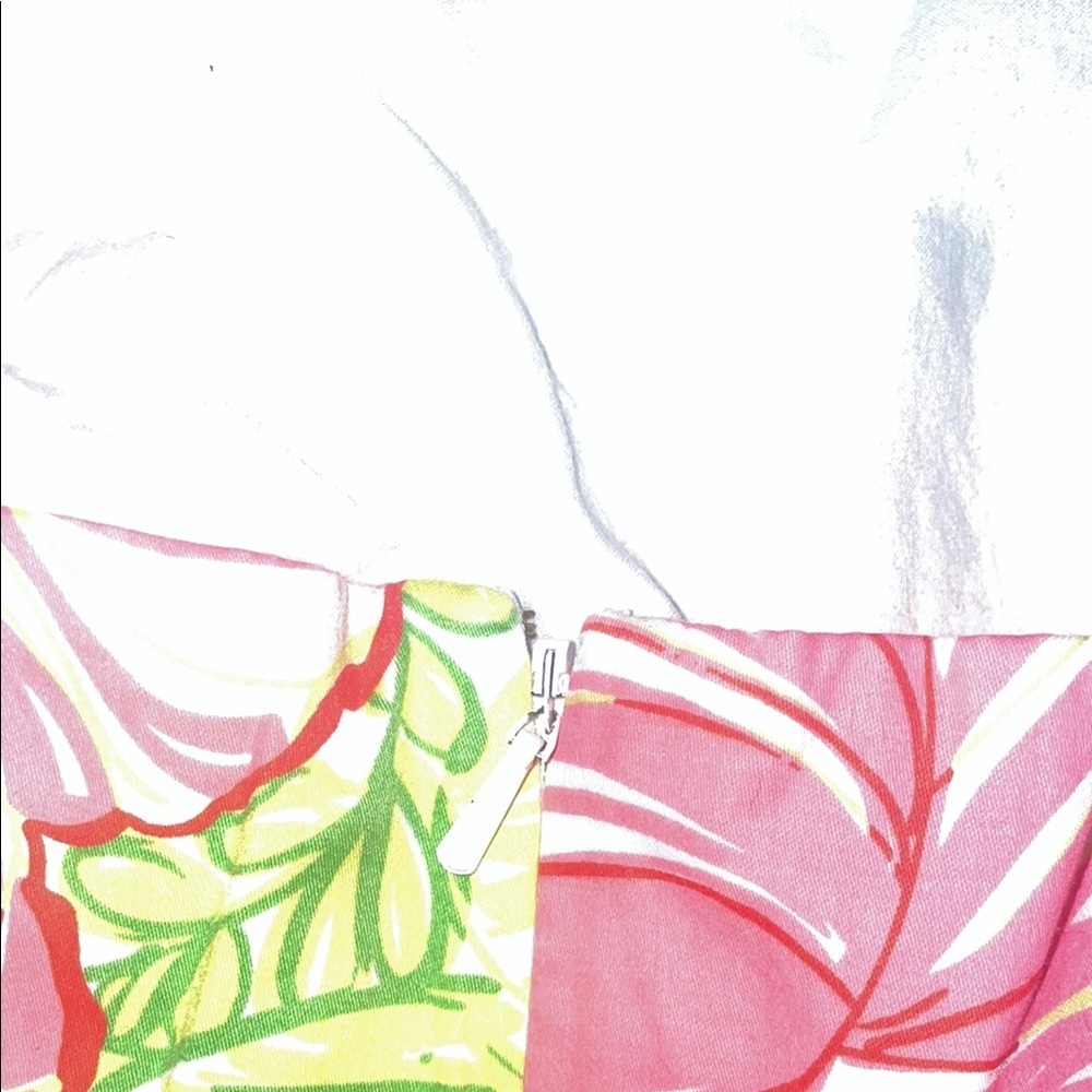 Lilly Pulitzer Pink and Blue Halter Sundress Resort Wear - Picture 6 of 7
